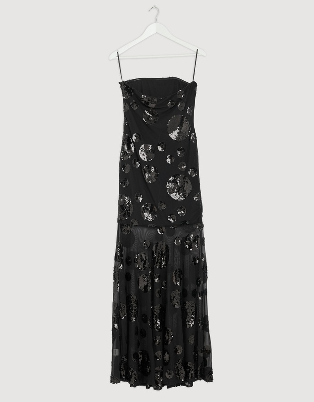 Revibe - Repaired Lover Alexis Strapless Sequin Maxi Dress - AU 10