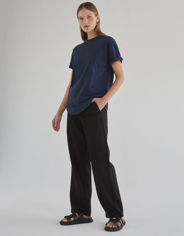 DRICOPER DENIM - Slouchy Navy Blue Tee