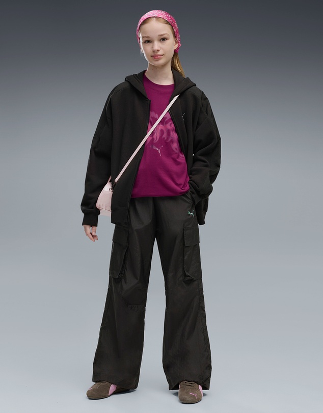 Puma - Midnight Shadow Relaxed Cargo Pants - Girls