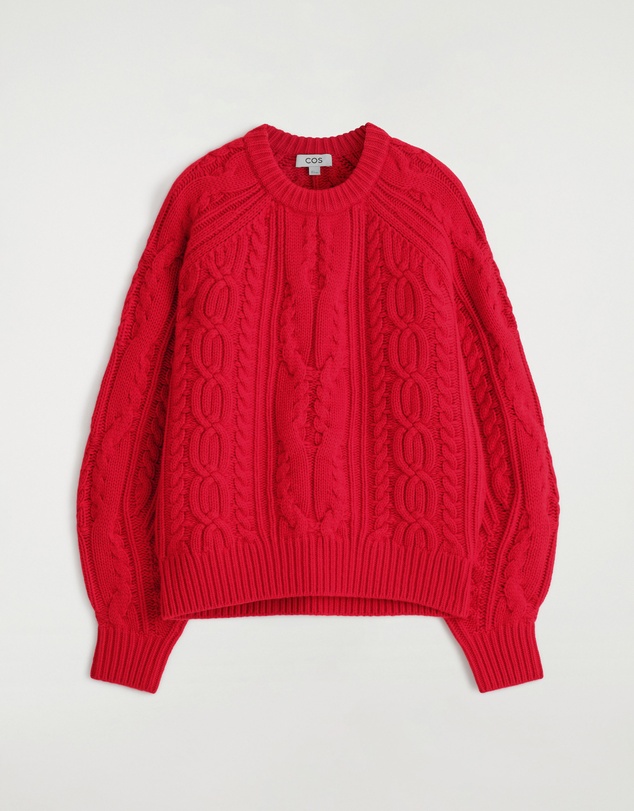 COS - Cable-Knit Wool-Cashmere Jumper