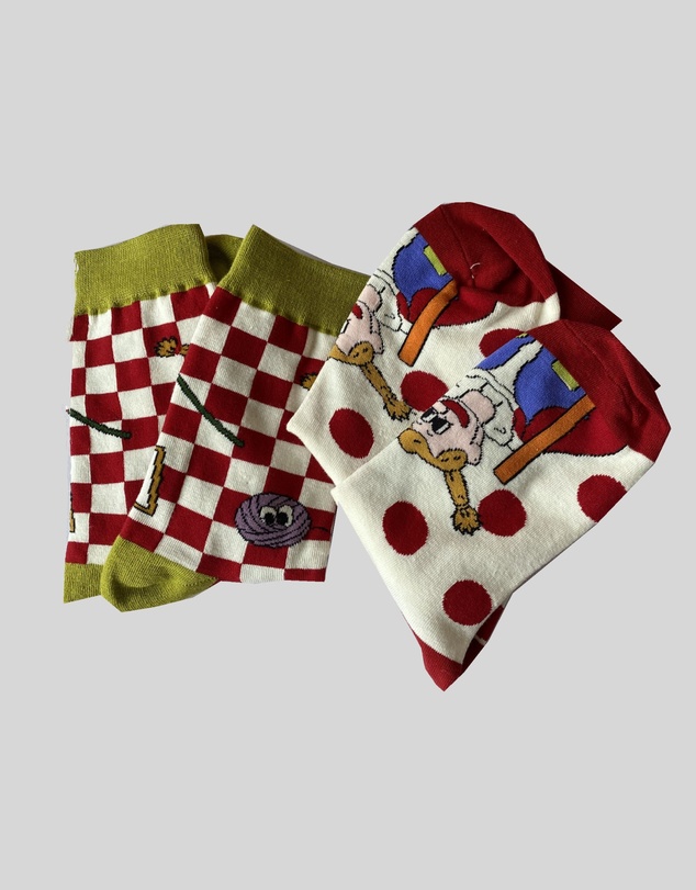 KAJA Clothing - Women's christmas socks colorful fancy soft socks-Little girl socks
