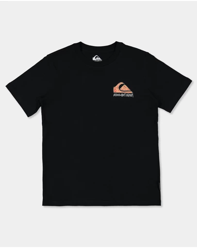 Quiksilver - Boys 8 to 16 Black Mamba T-Shirt
