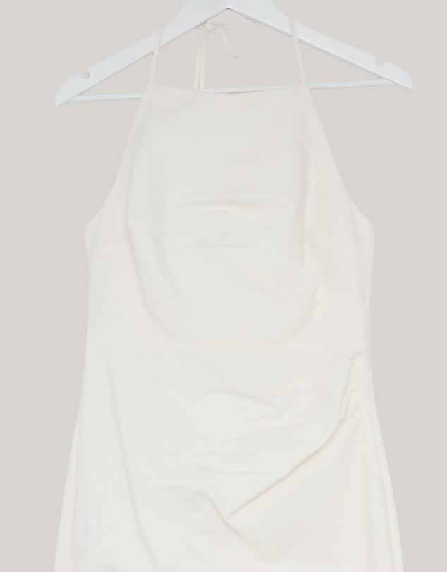 Revibe - Repaired Shona Joy Lani High Neck Halter Maxi Dress - AU 10