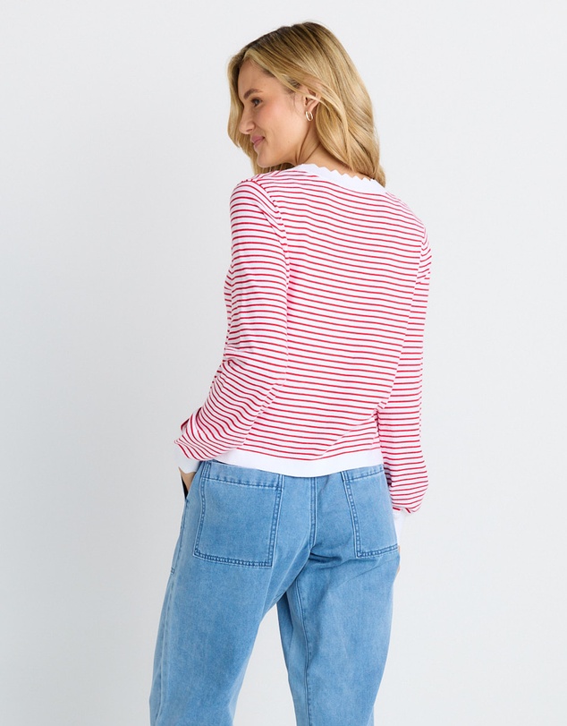 Betty Basics - Scallop Knit Sweater