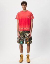 Found - Camo Patchwork Cargo Shorts
