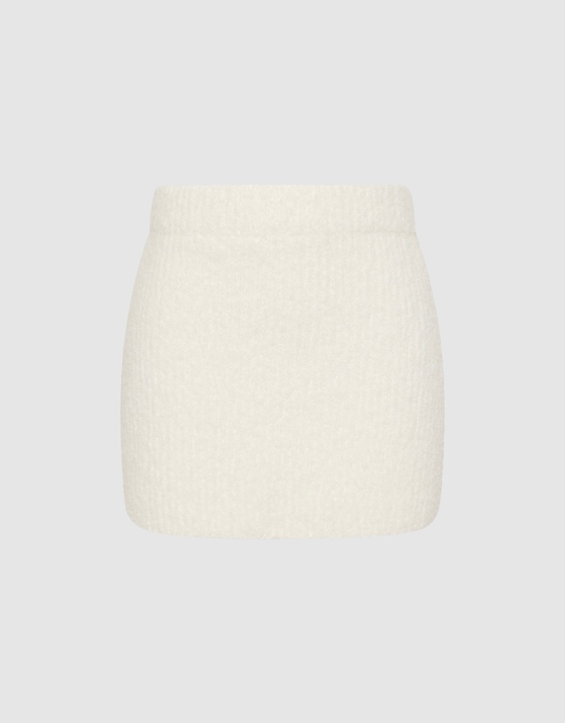 FRIEND of AUDREY - Nyra Boucle Knit Mini Skirt