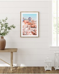Olive et Oriel - Santorini Sunsets I Art Print
