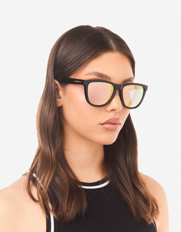 Hawkers Co - Hawkers - One raw - polarized black rose gold   Sunglasses for Men and Women Polarized