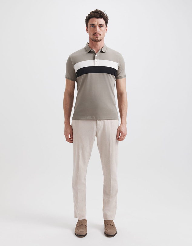 SABA - Tyler Pima Stripe Polo