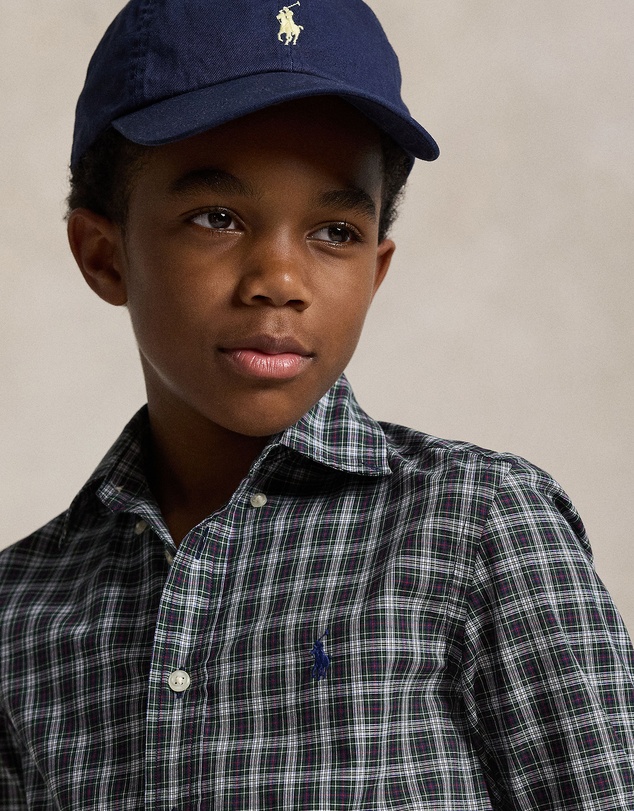 Polo Ralph Lauren - Plaid Cotton Poplin Shirt - ICONIC EXCLUSIVE - Teens