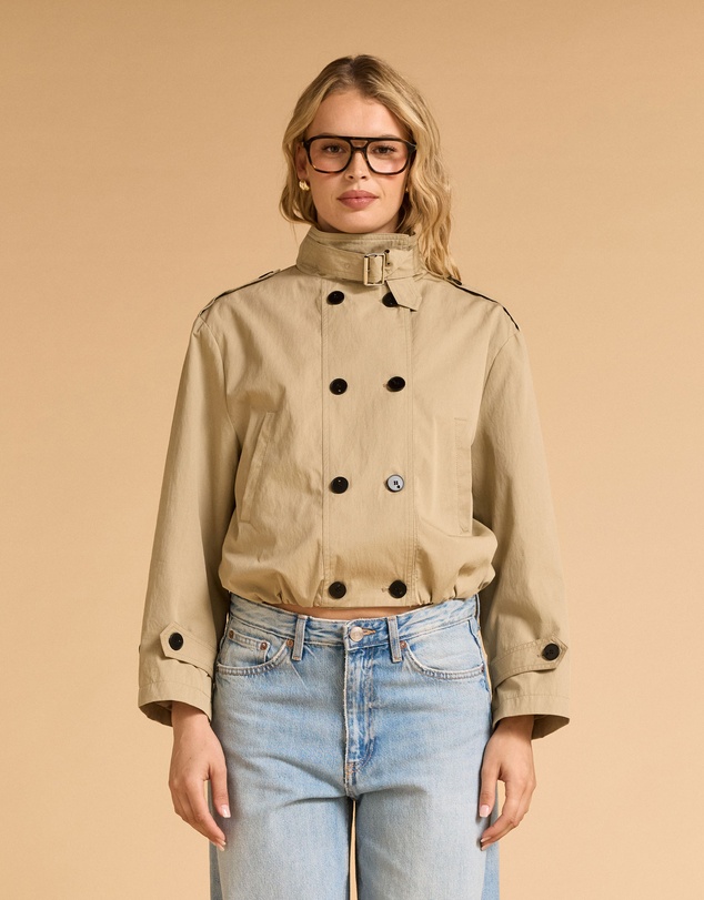 MVN - Cropped Trench Coat