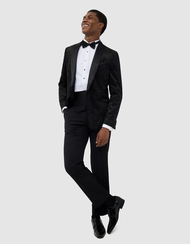 Politix - Gerald Velvet Paisley Tuxedo Jacket