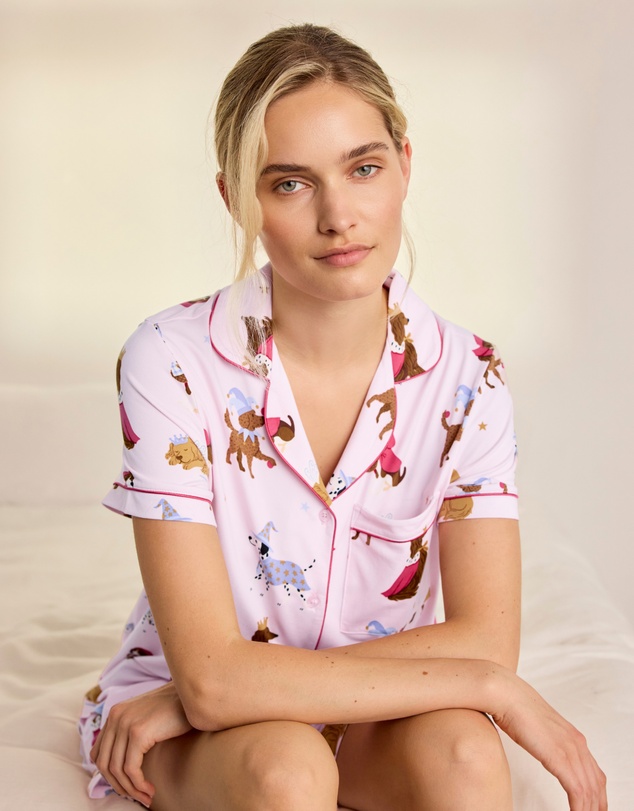 Chelsea Peers - Fairy Tale Dogs Short Pyjama Set