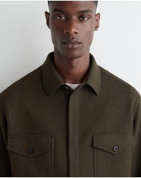 COS - Relaxed Boiled-Wool Overshirt