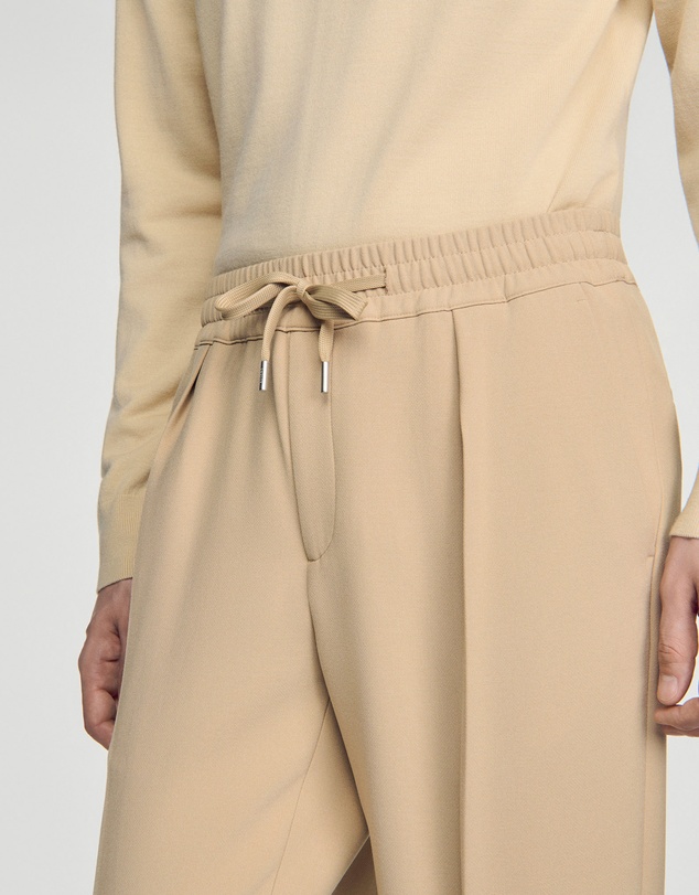 Sandro - Jersey Pli Pants