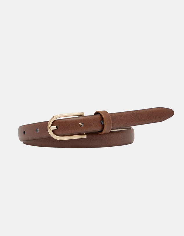 Buckle - Yarra. Australian Made Classic Leather Belt. 19mm width.