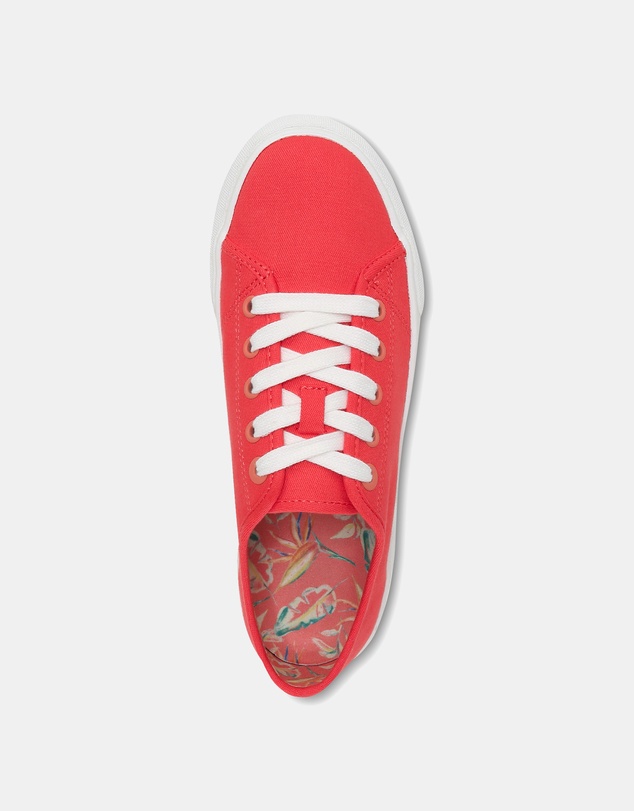 Vionic - Oasis Lace-Up Casual Sneaker - Poppy Canvas