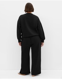 City Chic - Plus size Finesse Trackpant - black