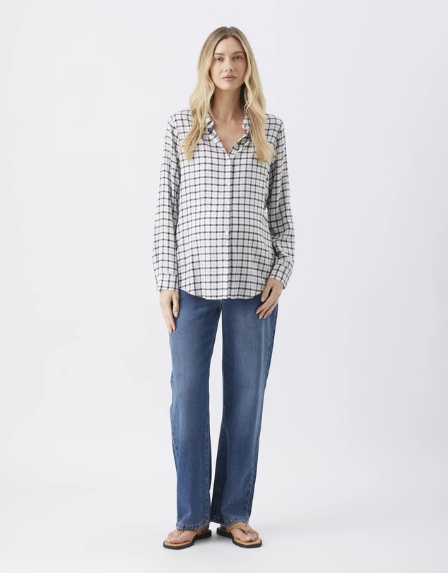 Ripe Maternity - Kay Check Shirt