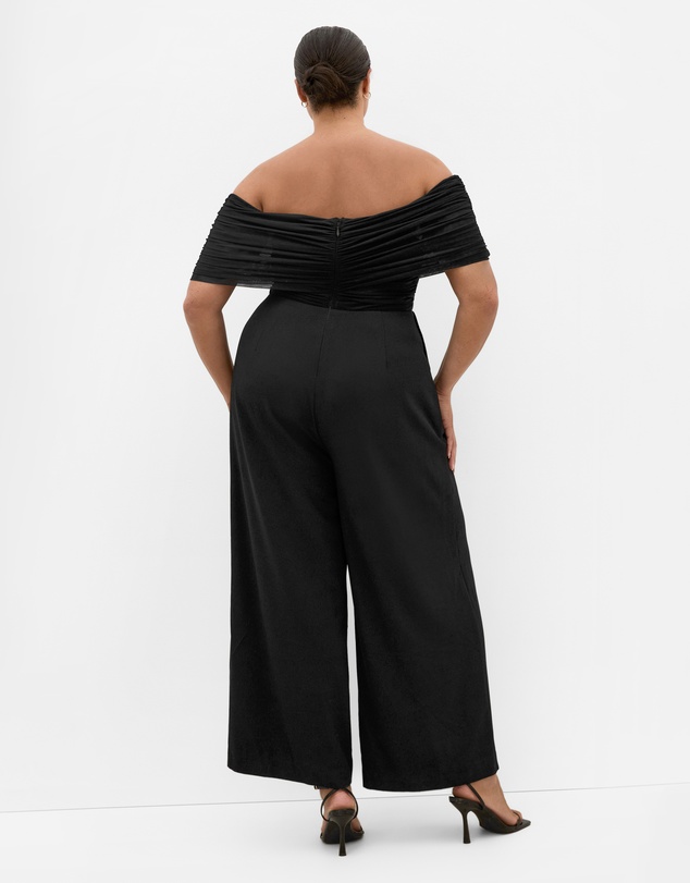 City Chic - Lana Off Shoulder Jumpsuit