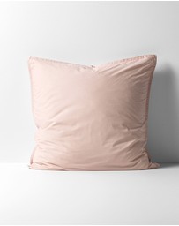 Aura Home - Evie Stonewash Organic Cotton European Pillowcase