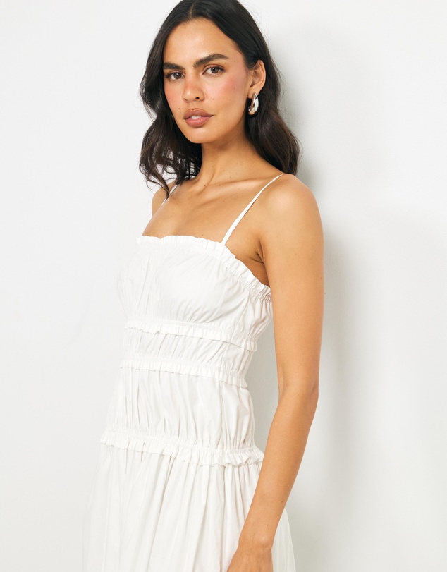 AERE - Auri Cotton Midi Dress