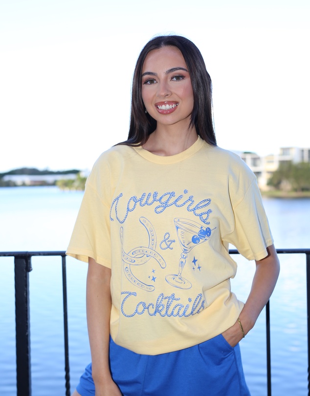 Vacancy Co - Cowgirls & Cocktails Tee