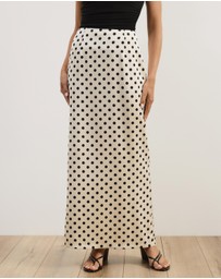Atmos&Here - Lowen Satin Maxi Skirt