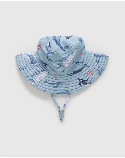 Purebaby - Broad Brim Swim Hat -Kids-Babies