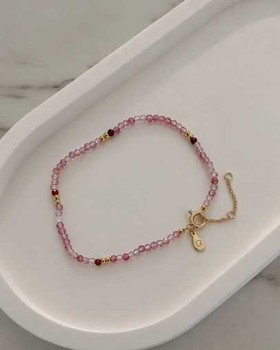 Luna Rae - Gold Vermeil - Amalfi Beaded Bracelet