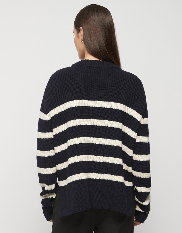 FRIEND of AUDREY - Cotton Striped Knit