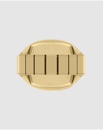 Fossil - Machine Luxe Watch Ring Gold Tone Analogue Watch
