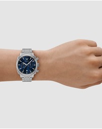 Emporio Armani - Silver Tone Chronograph Watch