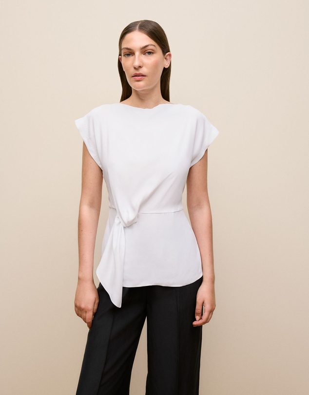 Trenery - Twist Front Top in White