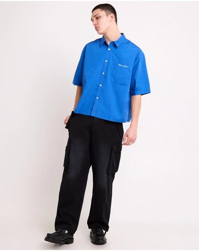 Black Noise White Rain - Systems Ripstop Cargo Pants