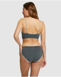 Billet Doux - Zen Attitude Crop Top Style Wirefree Bralette - 2 Pack
