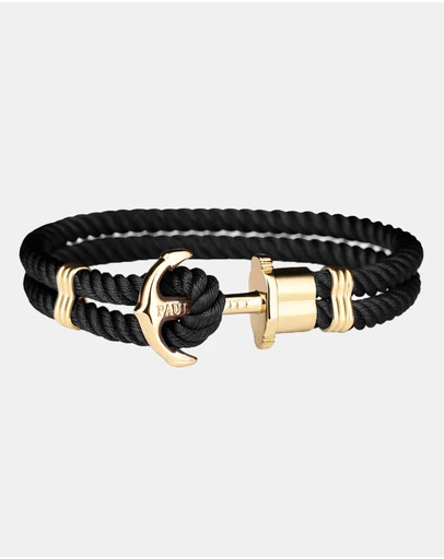 Paul Hewitt - Phrep Nylon Black Gold XXL Bracelet