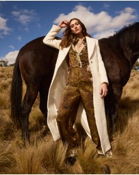 Aqua Blu Australia - Selene Merit Trench Coat