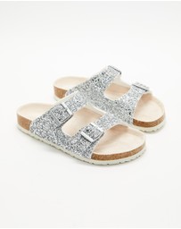 Holster - Farah Glitter Slide - Silver - Women's