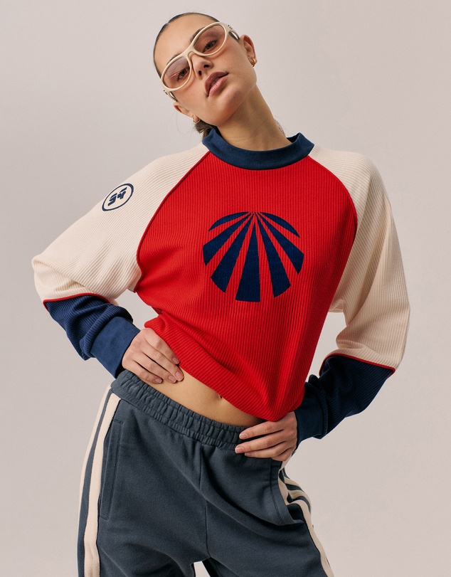 Araminta James - Races Waffle Sweatshirt