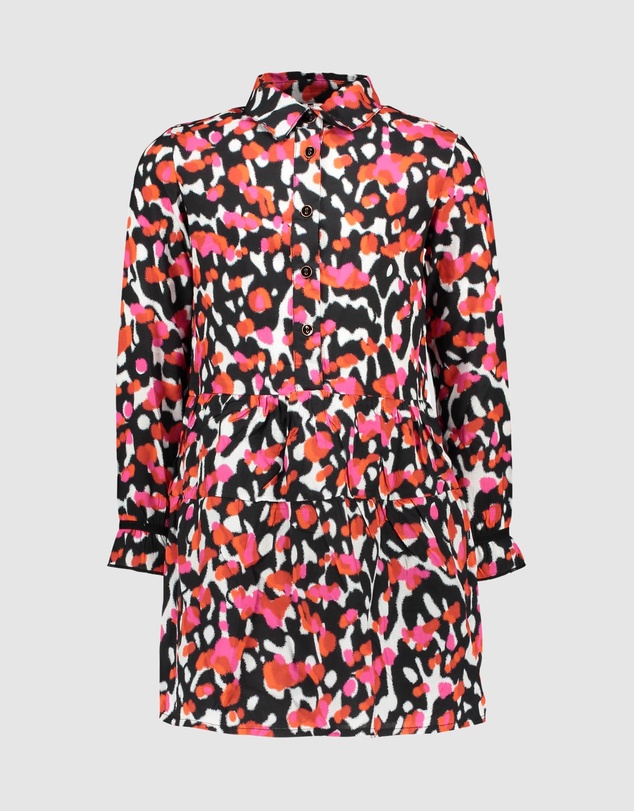 B.Nosy - Long Sleeve Multi-Coloured Spots Dress - Kids-Teens
