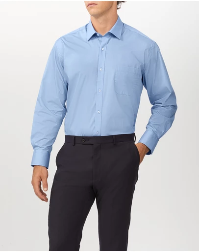 Van Heusen - Classic Relaxed Fit Shirt Solid Colour