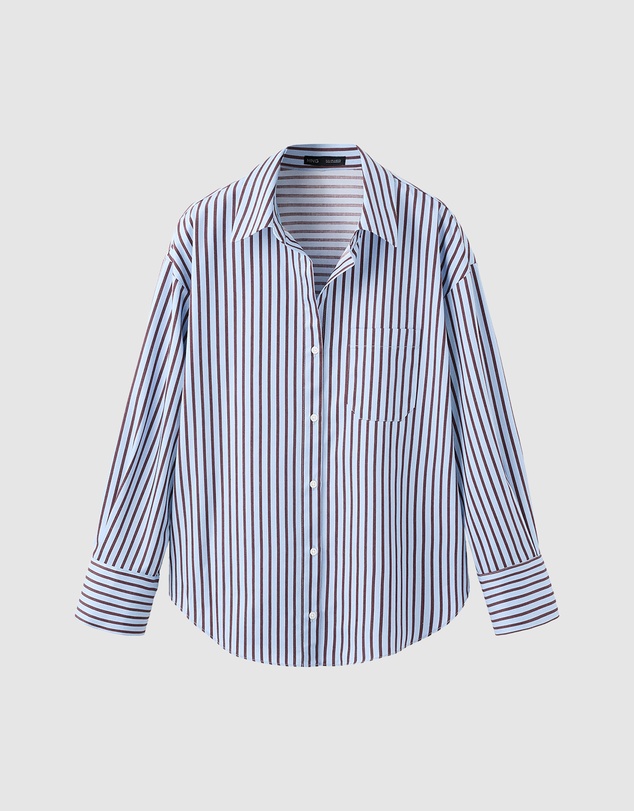 M.N.G - Striped Cotton Shirt