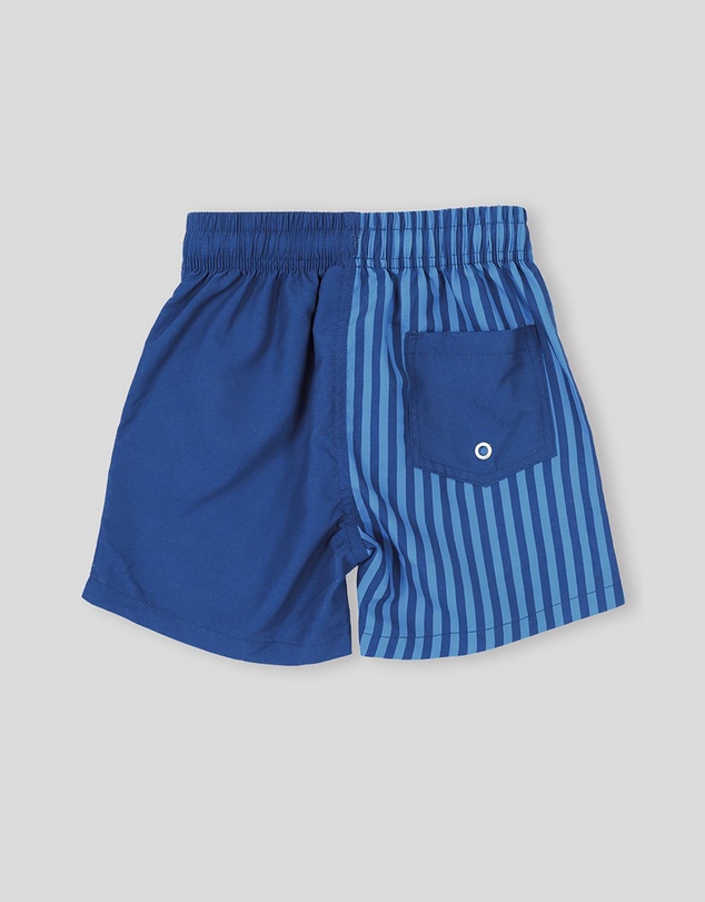 Goldie + Ace - Stripe Panel Board Shorts - Babies-Kids
