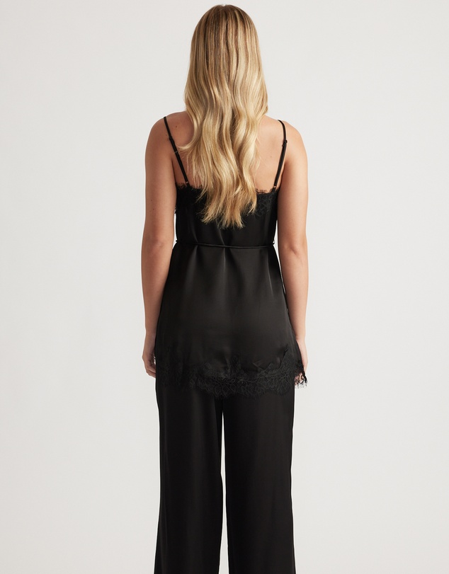 Decjuba - Laine Square Neck Lace Top