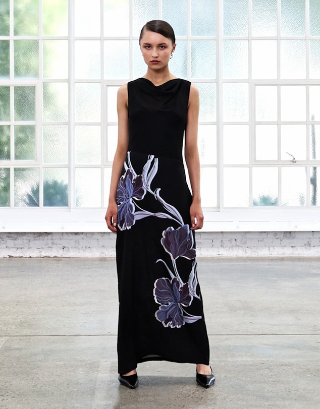 Staple the Label - Stas Bias Combo Midi Dress