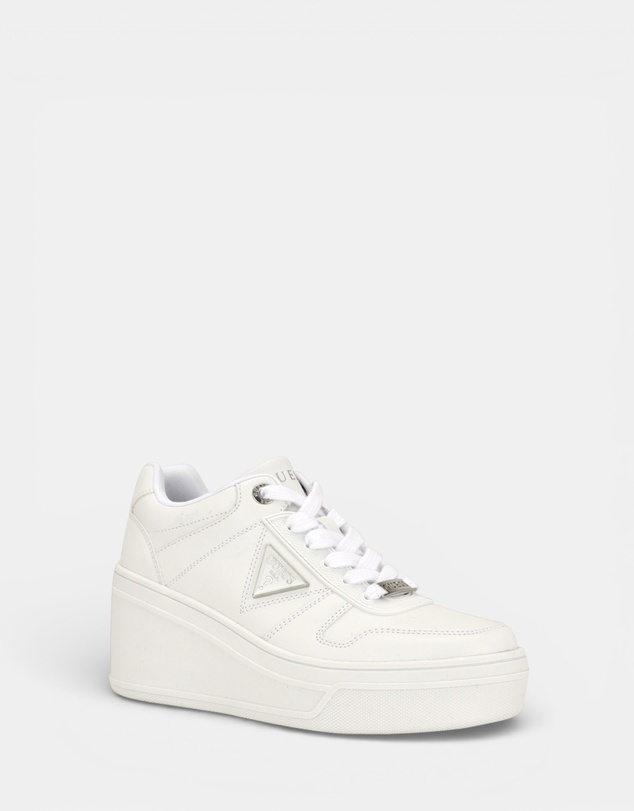 GUESS - Rozinn Lace-Up Platform Wedge Sneakers