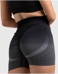 Doyoueven - Ombre Scrunch Seamless Shorts