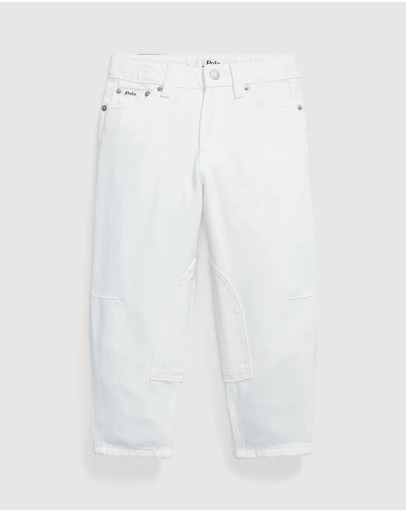 Polo Ralph Lauren - Curved Tapered Cotton Denim Jeans - Kids