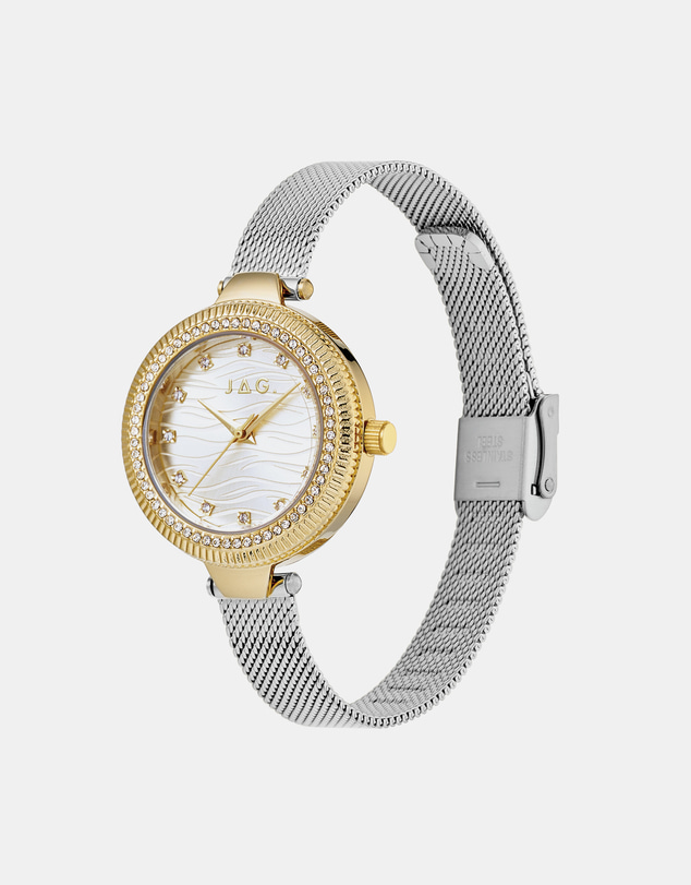 Jag - Maddy Womens Silver Dial 31mm Gold & Silver Watch
